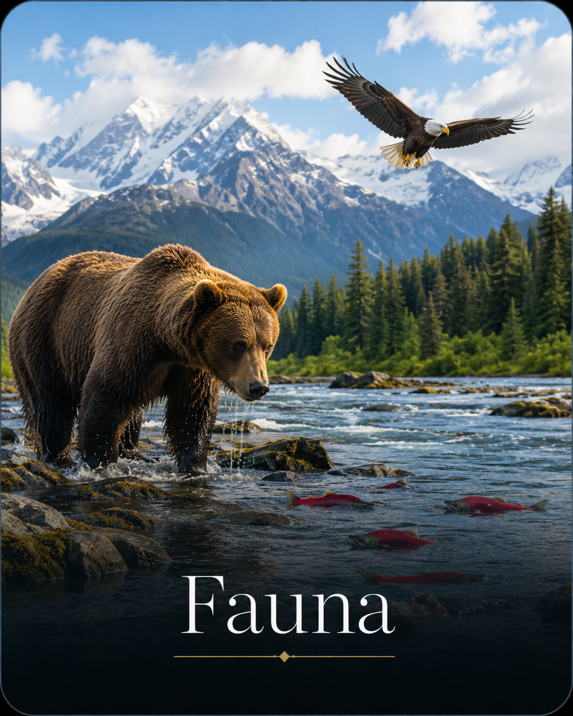 Naturaleza y fauna en Alaska
