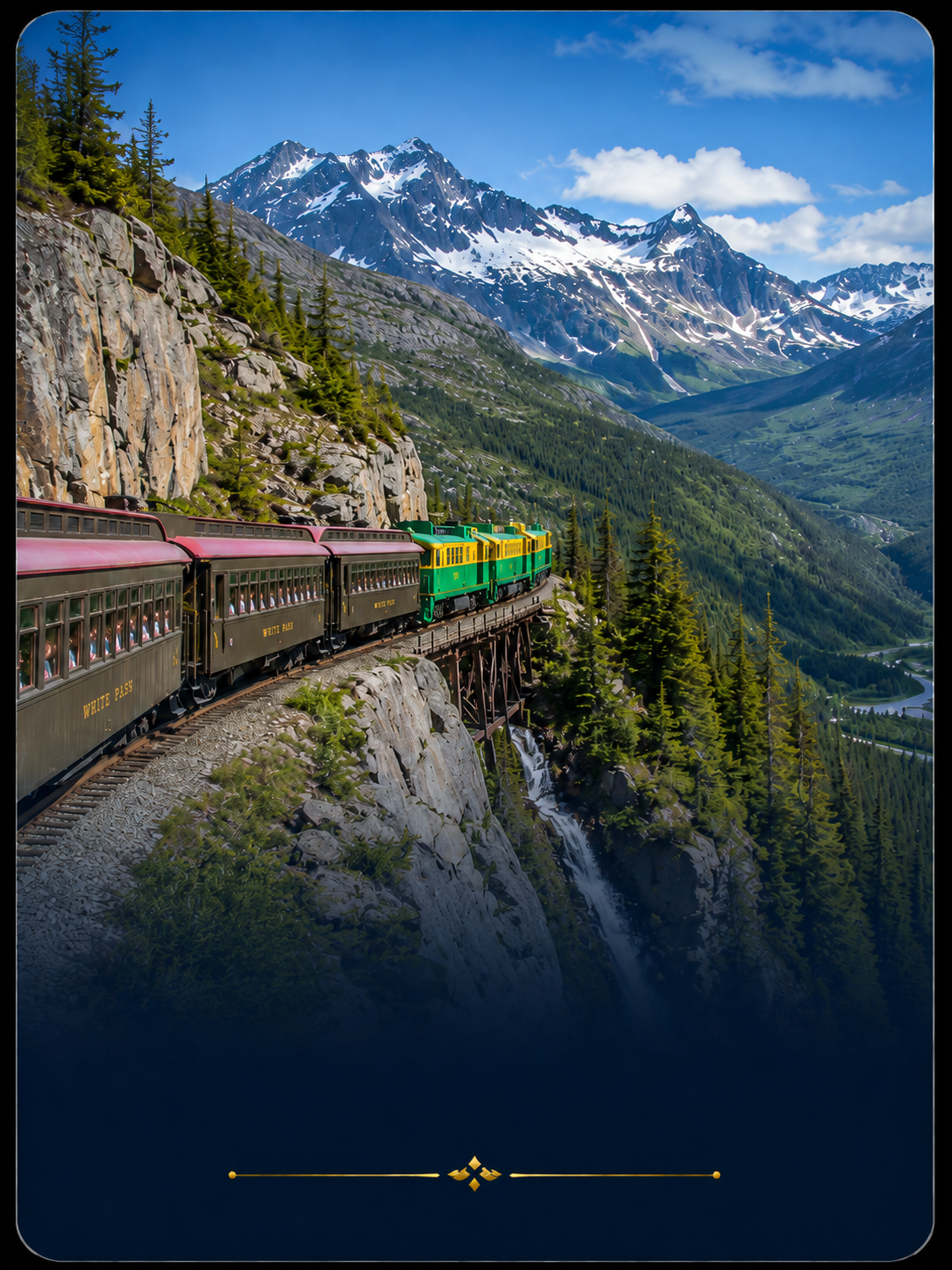 White Pass Scenic Railway en Skagway